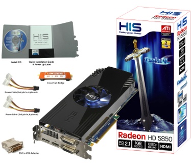 HIS HD 5850 iCooler V 1GB GDDR5 PCIe