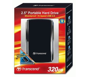 Transcend StoreJet 25D2 320GB Zwart