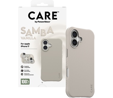PanzerGlass CARE by PanzerGlass® Fashionable Case Samba Vanilla w. MagSafe iPhone 17