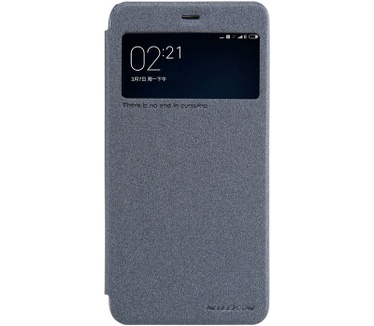 Nillkin New Sparkle S-View Book Case voor Xiaomi Mi5 - Zwart