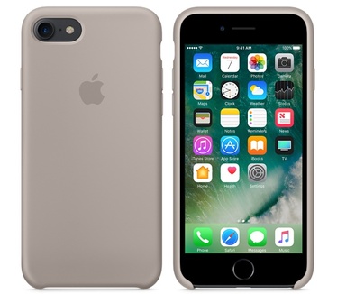 Apple Siliconenhoesje voor iPhone 7 - Kiezelgrijs