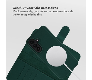 Accezz Edge Uitneembare Bookcase met MagSafe voor de Samsung Galaxy A27 (5G) - Groen