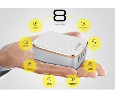 LDNIO Adapter - 4 USB Poorten - 4.4A - A4404 - White