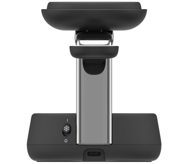 Belkin UltraCharge Pro 3-in-1 magnetisch draadloos laadstation met Qi2 25W, Zwart