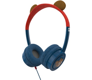 iFrogz Headphone-Little Rockerz Costume-With Buddy Jack and Coiled Cable-FG-Bear