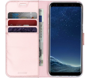 Accezz Wallet Softcase Bookcase Samsung Galaxy S8 Plus (Galaxy S8 Plus) Rosé Goud