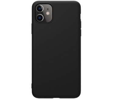 Nillkin Rubber-Wrapped TPU Case - Apple iPhone 11 (6.1") - Zwart Zwart