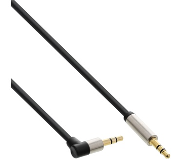 InLine 0.5m 3.5mm - 3.5mm Zwart