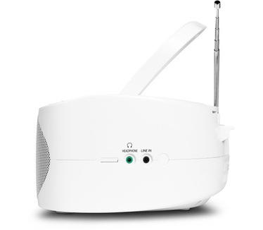 Medion LIFE ® ® E64070 Draagbare radio (MP3 CD Cassette) (Wit)