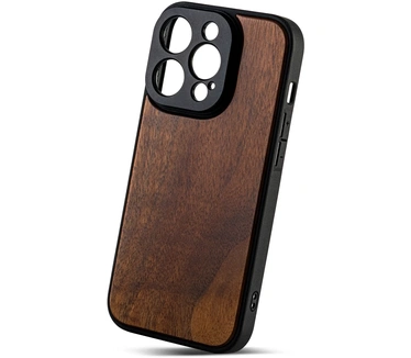 Mojogear 17mm lens case voor iPhone 13 en 14 - Echt Hout - iPhone 14 Plus