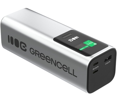 Green Cell GC PBGC25UD - Powerbank PBGC25UD, 25200 mAh, 140 W, 1x USB-A, 2x USB-C