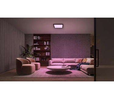 Philips Hue Tento Vierkant | White and Color Ambiance | Middel Zwart