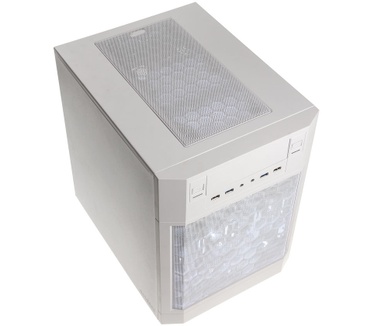 Anidees AI-07W - Kubus - ATX - ohne Netzteil - wit - USB/Audio (AI-07W)