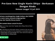 Spotify pre-save data