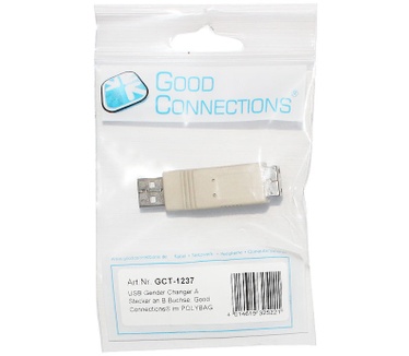 Alcasa USB A m - USB B f