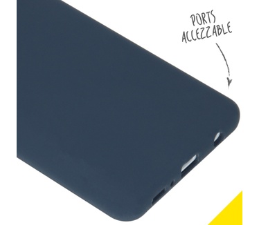 Accezz Liquid Siliconen (Galaxy A21s) Blauw