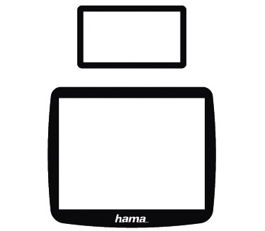 Hama LCD Protective Glass Kit for Nikon D80