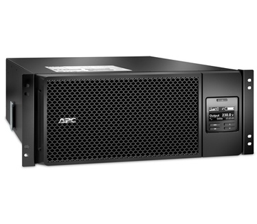APC Smart-UPS On-Line 6000VA noodstroomvoeding 6x C13, 4x C19, hardwire 1 fase uitgang, rackmountable, Embedded NMC