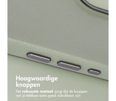 Accezz MagSafe Leather Backcover