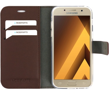 Mobiparts Classic Wallet Case Samsung Galaxy A3 (2017) Brown