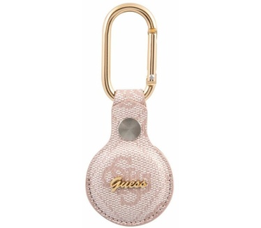 Guess 4G PU Leather Case voor Apple AirTag - Roze