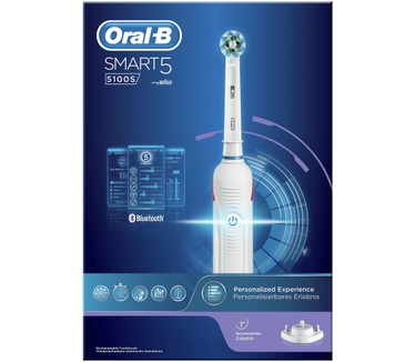 Oral-B Smart 5 5100S White Elektrische Tandenborstel Powered By Braun