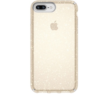 Speck Presidio Clear + Glitter (Apple iPhone 8 Plus) Goud