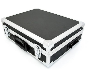 GPO Retro FLIGHTCASE Bluetooth kofferplaten- en cassettespeler met USB, accu en bluetooth