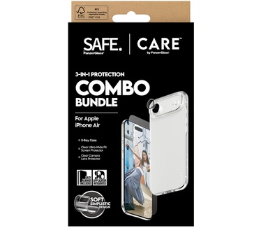 PanzerGlass SAFE. | CARE by PanzerGlass® 3-in-1 Fashionable Combo Bundle iPhone Air