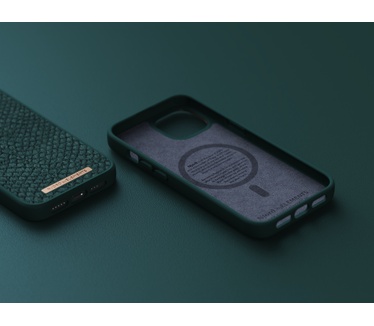 Njord byElements Salmon Leather Magsafe