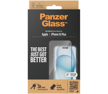 PanzerGlass Screen Protector iPhone 2023 6.7 Ultra-Wide Fit