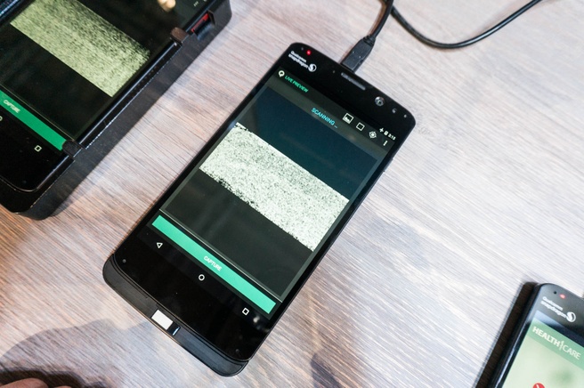 Qualcomm Sense ID vingerafdrukscanner