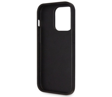 Guess 4G Triangle Crossbody Case - iPhone 14 Pro Max (6.7") Zwart Zwart