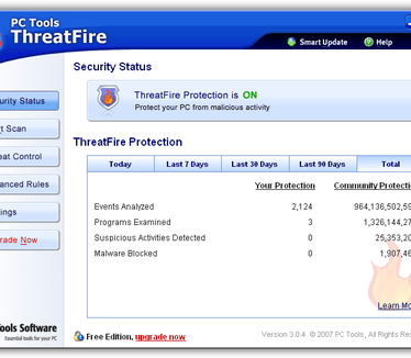 ThreatFire screenshot