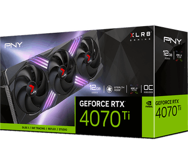 PNY GeForce RTX 4070 Ti 12GB XLR8 Gaming VERTO EPIC-X RGB Overclocked