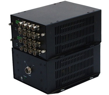 LevelOne 16-Channel BNC over Fiber Extender Kit, 20km