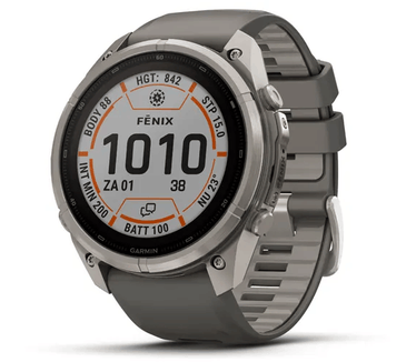 Garmin fēnix 9 Pro Solar, 51mm, InReach, Titanium (Grijs)