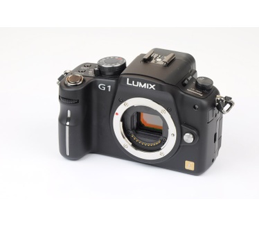 Panasonic Lumix G1 behuizing linksvoor