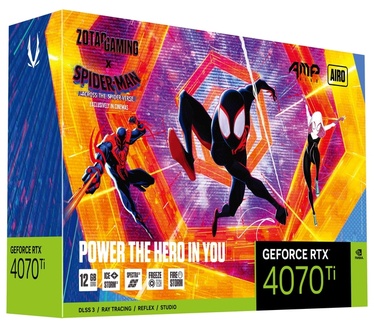 Zotac Gaming GeForce RTX 4070 Ti AMP AIRO Spider-Man: Across the Spider-Verse Bundle