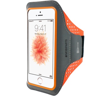 Mobiparts Comfort Fit Sport Armband Apple iPhone 5, iPhone 5S, iPhone SE Neon Orange