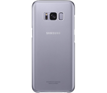 Samsung Galaxy S8 Clear Cover Paars