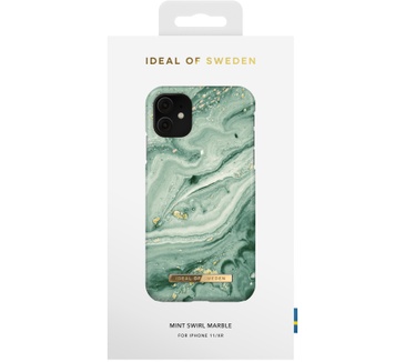 iDeal of Sweden Mint Swirl Marble (iPhone 11/XR) Multi-color