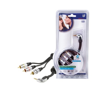 HQ Products 1.5m 3.5mm/3xRCA