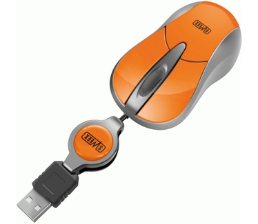 Sweex MI053 Mini Optische Mouse (Oranje)