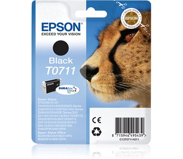 Epson Singlepack Black T0711 DURABrite Ultra Ink