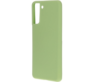 Mobiparts Silicone Cover Samsung Galaxy S21 Plus Pistache Green