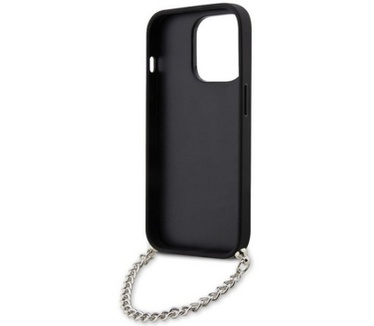Karl Lagerfeld Saffiano Monogram - iPhone 14 Pro Max (6.7") Grijs Grijs