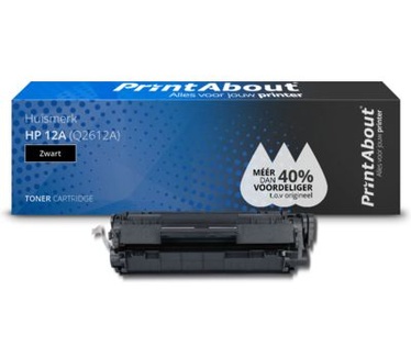 PrintAbout Huismerk HP 12A (Q2612A) Toner Zwart