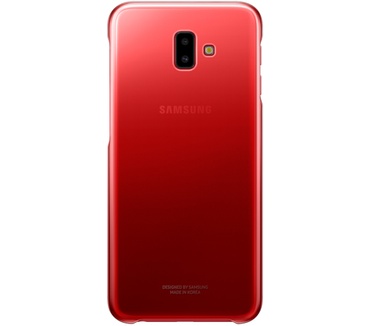 Samsung Galaxy J6+ Gradation Cover (Galaxy J6 Plus) Rood