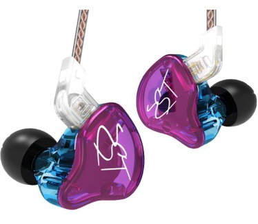 KZ Acoustics KZ ZST Pro (Blauw, Roze)